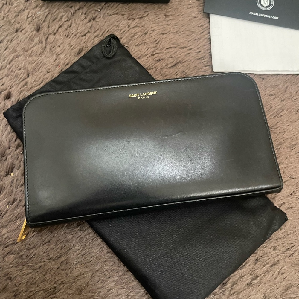 YSL Zipped Around Wallet